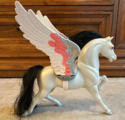 Vintage 1984 She-Ra Catra's Horse Storm w/ Wings and Saddle Mattel MOTU