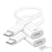 USB C to Lightning Headphone Audio Adapter, Type C Male to Female Lightning E...