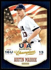 Austin Maddox 2013 Panini USA Baseball Champions #62 MLB READ FREE SHIPPING
