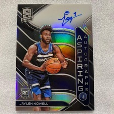2019-20 Panini Aspiring Jaylen Nowell Minnesota Timberwolves RC Auto /49 #AA-JNW