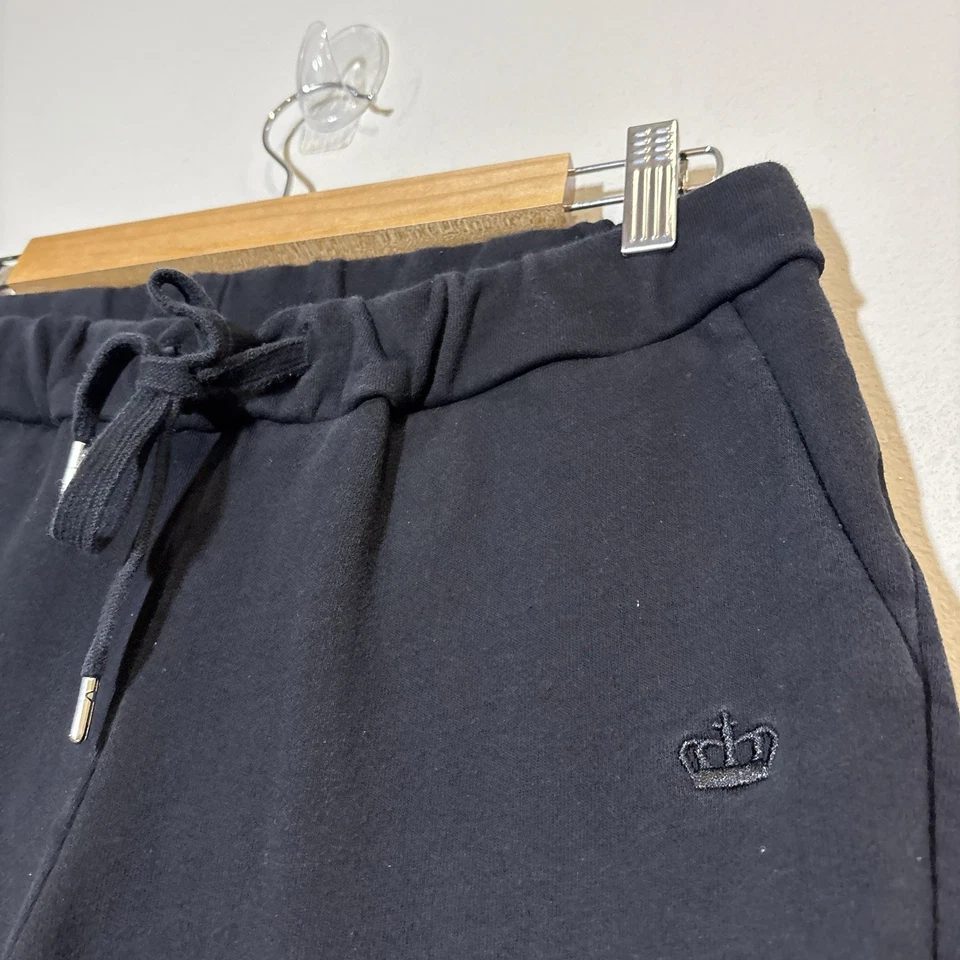 Juicy Couture Black Label Pants Womens Size Small Solid Sequin Lace Joggers - Image 4 of 4