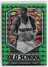 2019-20 Panini Mosaic #15 Amar'e Stoudemire Old School Mosaic Green