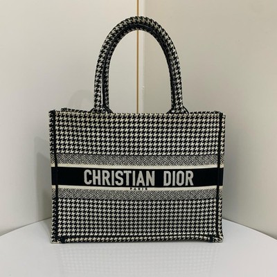 DIOR Book Tote MM Multicolor Canvas Embroidered Tote Bag
