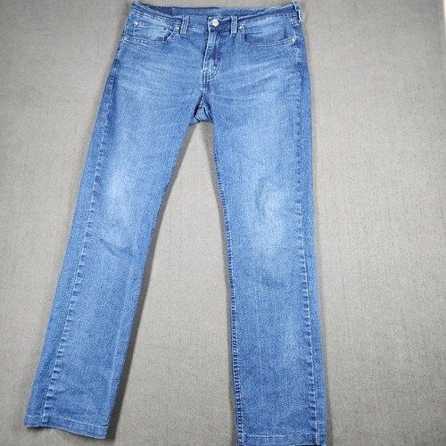 Levis 511 Jeans Herren 34x34 Slim Fit Tapered Blau Baumwolle Stretch