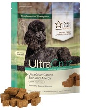 UltraCruz Canine Skin and Allergy Supplement for Dogs, 60 Tasty Chews