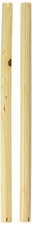 Pet Products BPV376 2-Pack Birdie Basics Wood Bird Perch, 3/4 by 15-Inch