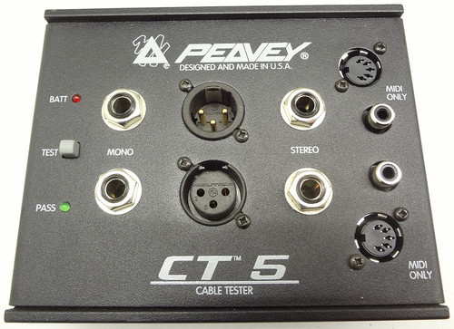 Cabel Cable Tester  Peavey Peavy  CT 5 - EXC COND! - Free Shipping!!!