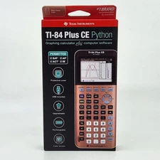 Texas Instruments TI-84 Plus CE Python Color Graphing Calculator - Rose Gold