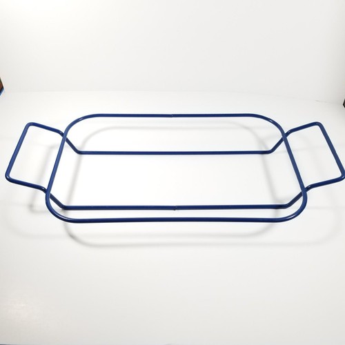 Pyrex 13x9 Casserole with Metal Carrier Holder Rack 3 Qt Glass Baking Dish 233-R - Picture 2 of 9