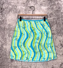 Vintage Lilly Pulitzer Reversible Wrap Skirt 0 Womens Dual Print