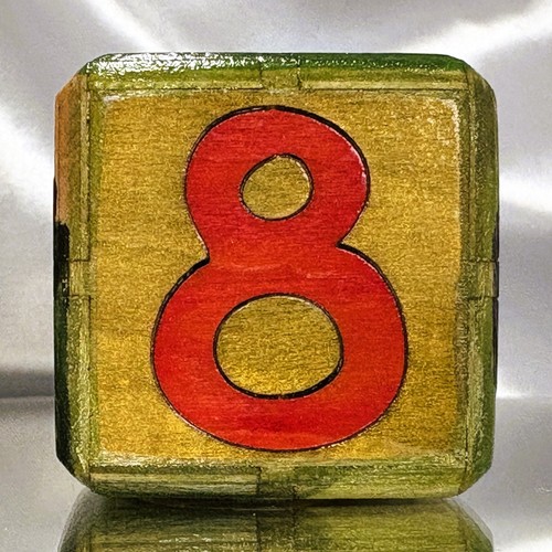Stadium Spirit - Fortune Favors Courage - Backgammon Doubling Cube 36mm - Picture 4 of 9