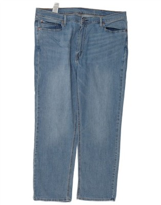 LEVI'S Herren 541 Straight Jeans W42 L32 Blau Baumwolle BA03