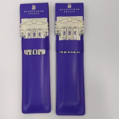 Buckingham Palace Pencil Set Souvenir Gold HB Pencils With Case London UK