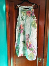 LUNGO L?ARNO LINEN DRESS SIZE M NWT