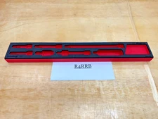 Snap-on Tools NEW RED FOAM TRAY for 7pc 1/2" Drive Impact Extension Adapter Set