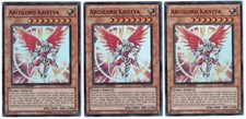 3x Archlord Kristya - (CT08-EN010 - Ltd Ed - Super Rare) - LP - Yugioh