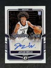 2024-25 Panini Donruss Optic - Signature Series Jaylen Wells Auto RC