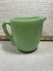 Vintage Fire King Oven Ware Glass Green Jadeite Jadite Milk Cream Pitcher 20 oz