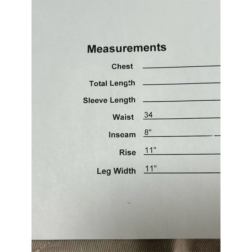 Pantalones Cortos Chinos Hugo Boss Para Hombre Beige Talla 34 Plisados Delanteros NUEVO Foto 2 de 4