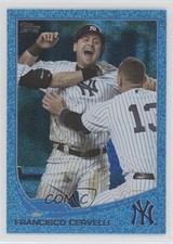 2013 Topps Wrapper Redemption Blue Slate Francisco Cervelli #552 0c2