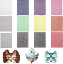12 Pack Colorful Plastic Eye Mesh for Fursuit DIY Crafts and Cosplay