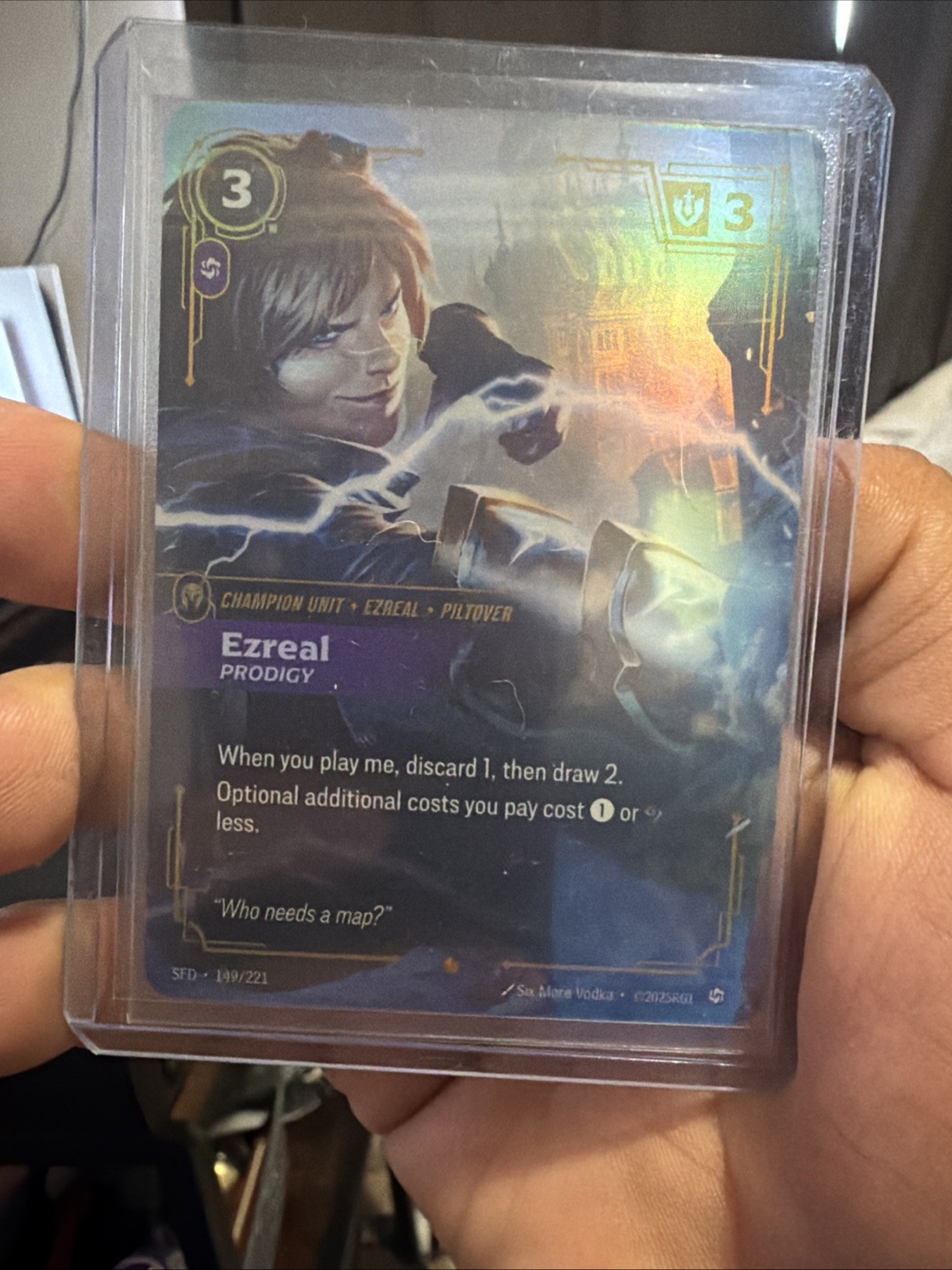 Ezreal Prodigy #149/221 Riftbound Spiritforged Epic Foil - Near Mint