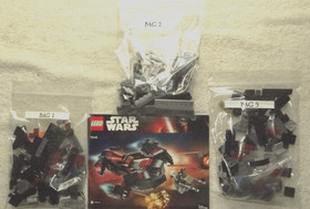 USED 75145 LEGO Star Wars Eclipse Fighter w/ Naare, Dengar, & Manual &ndash; Retired