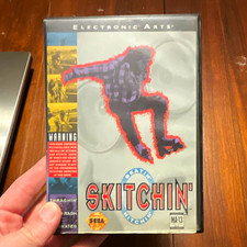Electronic Arts Skitchin' Sega Genesis Racing Skateboarding Manual Included