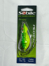 SEBILE ' PIVOT FROG ' ACTION FIRST ' FLOATING TOPWATER ' PF-AF-2.1/2-FL-FT