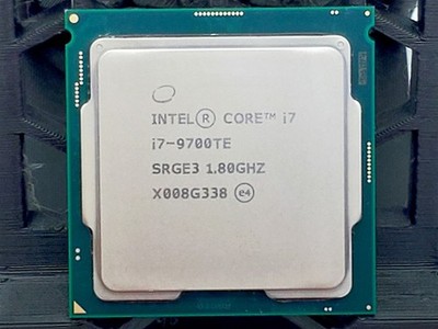 Intel i7-9700TE Coffee Lake SRGE3 Octa-Core@1.8GHz-3.8GHz Boost 12MB L3 LGA1151