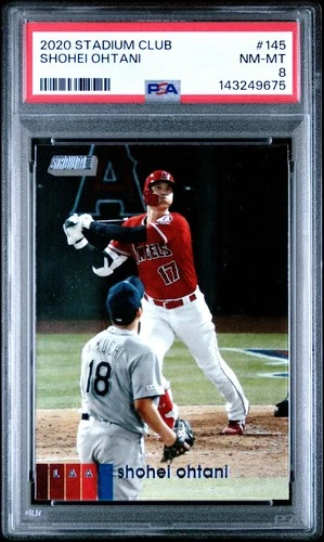 2020 Topps Stadium Club SHOHEI OHTANI #145 PSA 8 NM-MT