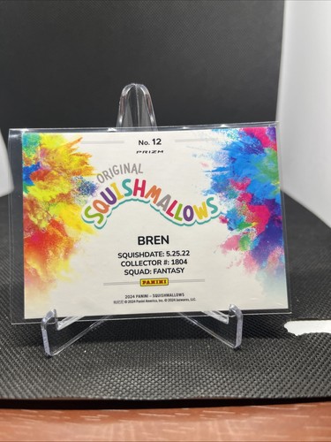 2024 Panini Squishmallows Series 1 BREN Color Blast Prizm #12 SSP Case Hit | eBay