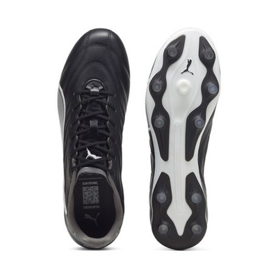 Puma King Pro FG/AG Fußballschuhe Unisex schwarz weiß grau