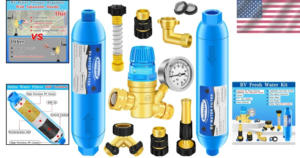 High Pressure RV Water Filter Kit NSF Certified - Image 2 of 4