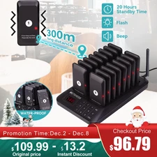 TD157 Restaurant Pager System,Pagers For Restaurant 16 Beepers For Food Truck