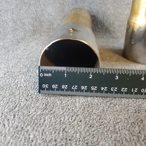 2 Vintage Golden Color 2.25" × 8" Exhaust Tips - Bild 22 von 24