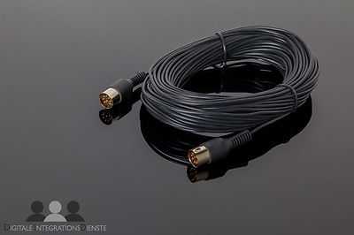 Powerlink Kabel dünn 15m schwarz für Bang & Olufsen Lautsprecher 4 adrig B&O Beo