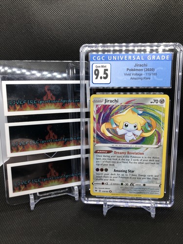 2020 Pokemon Vivid Voltage Jirachi Amazing Rare #119 CGC 9.5 GEM MINT = 10 - Bild 3 von 6
