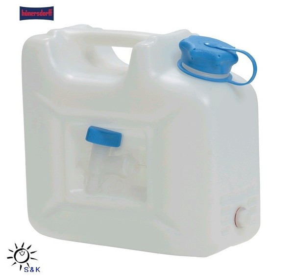 HÜNersdorff Wasserkanister 12L HD-PE Mit Auslaufhahn H310Xb350Xt165Mm-image