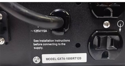 Emerson Vertiv Liebert GXT4-1500RT120, 1500VA 1350W UPS , No BATTs/Ears, "B" - Photo 4/5