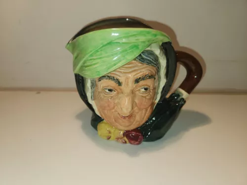 Sairey Gamp Toby LARGE Jug Pitcher  Royal Doulton England pottery mug
