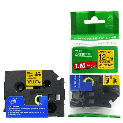 Cintas P-touch compatibles con tamaño y etiqueta para Brother PT-1880 PT1880 - Imagen 16 de 37