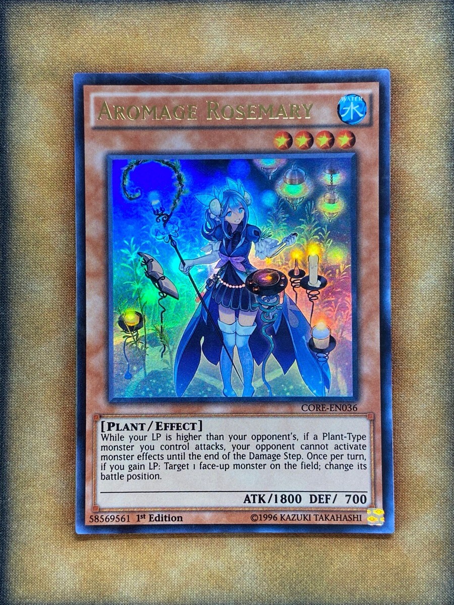 Yugioh Aromage Rosemary CORE-EN036 Ultra Rare 1st Ed NM | eBay