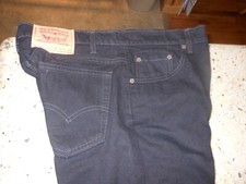 Levis 505 Red Tab, 34 X 34, Made In USA, Mens Black Jeans