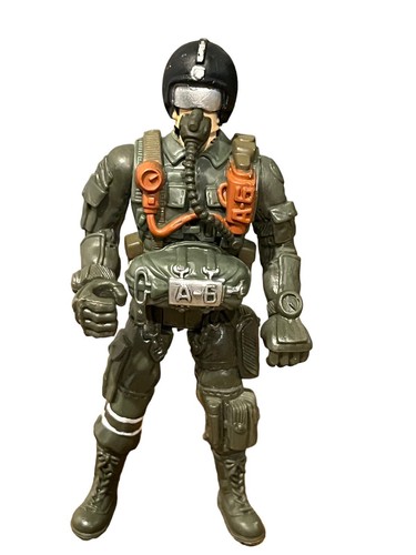 Soldier Force Pilot Con Elmetto Nero 4" Modellino Chap Mei - Foto 1 di 13