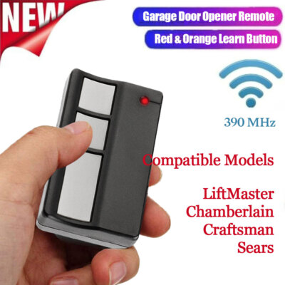 For Craftsman 139.53778 Garage Opener Remote For Red Light Technology 390MHZ