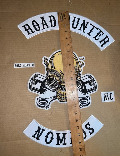 ROAD HUNTER  MC  NOMADS Motorcycle PATCH SET - Picture 2 of 2
