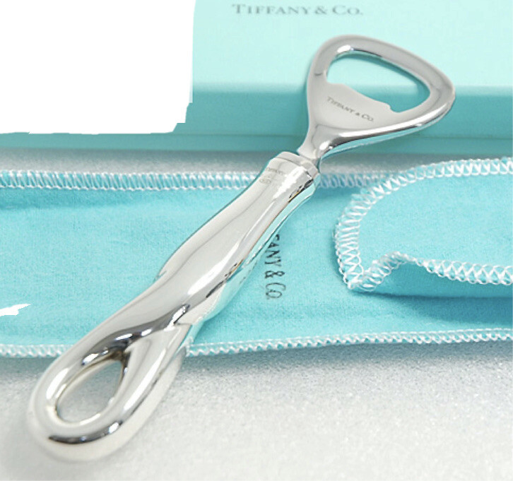 TIFFANY & Co Bottle Opener Silver 925 Used Elsa Peretti new finish