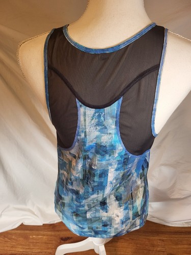 Lululemon Sculpt Tank II Sun Dazed Multi Blue Print Sleeveless Top 4 - Picture 4 of 6