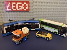 LEGO CIty Public Transport 8404 100% COMPLETE/Adult Owned/Displayed *RARE*